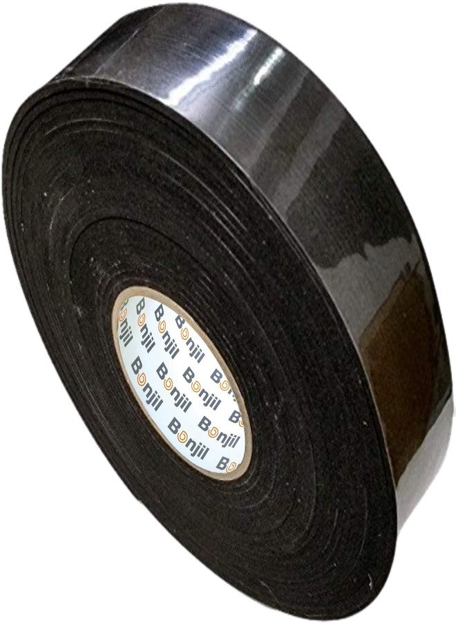Bonjil Single Side EVA Gasket Black Foam Tape Thickness 3mm, 24mmX8mtr (1 roll) - Image 1